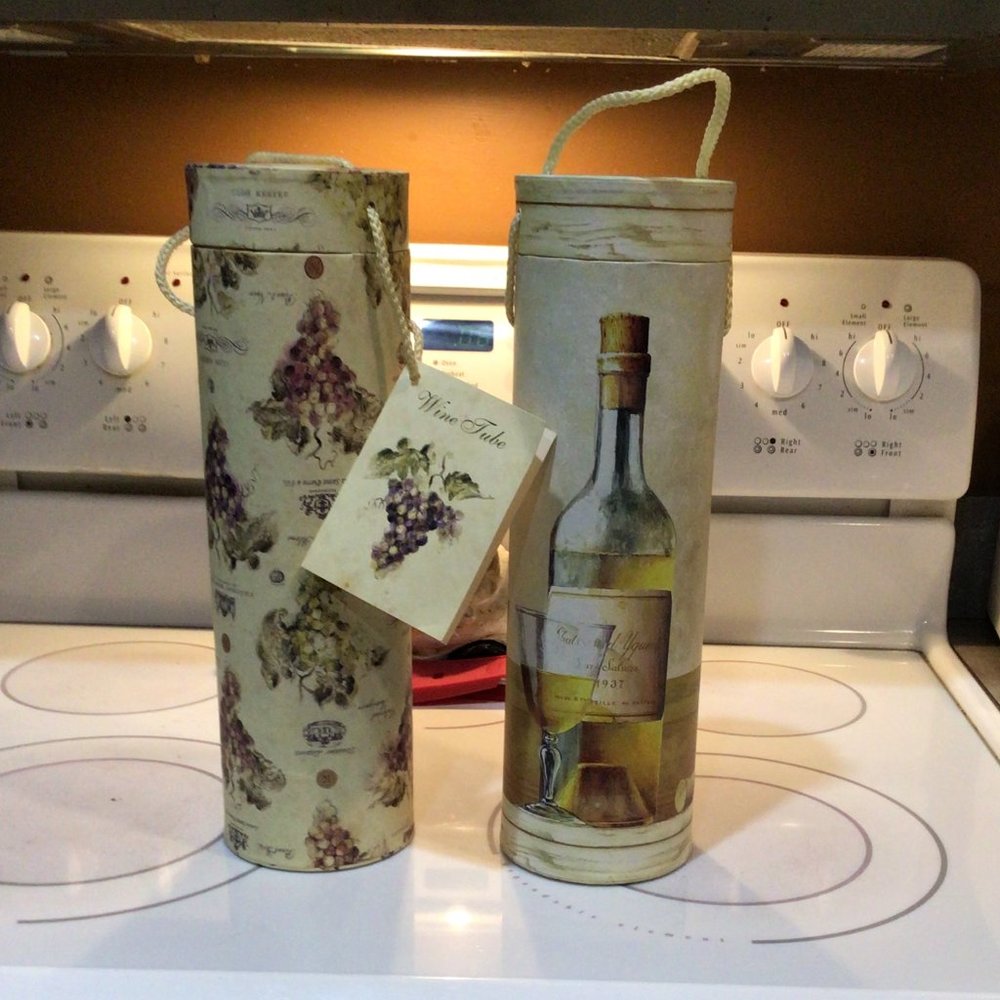 Tri-Coastal Design Wine Bottle Tube Tote Holder